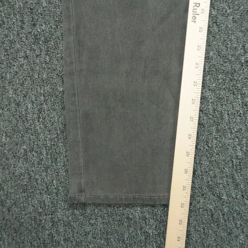 True Religion Jeans Mens 40x32 Gray Charcoal‎ Rocco Relaxed Skinny No Flap NWT